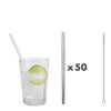 Unser 20 cm langer Standard-Glastrinkhalm passt in jedes Trinkglas!
Im Set enthalten sind 50 Glastrinkhalme in Silber (20 cm, gerade) in einer sicheren Verpackung und eine Reinigungsbürste aus Nylon.