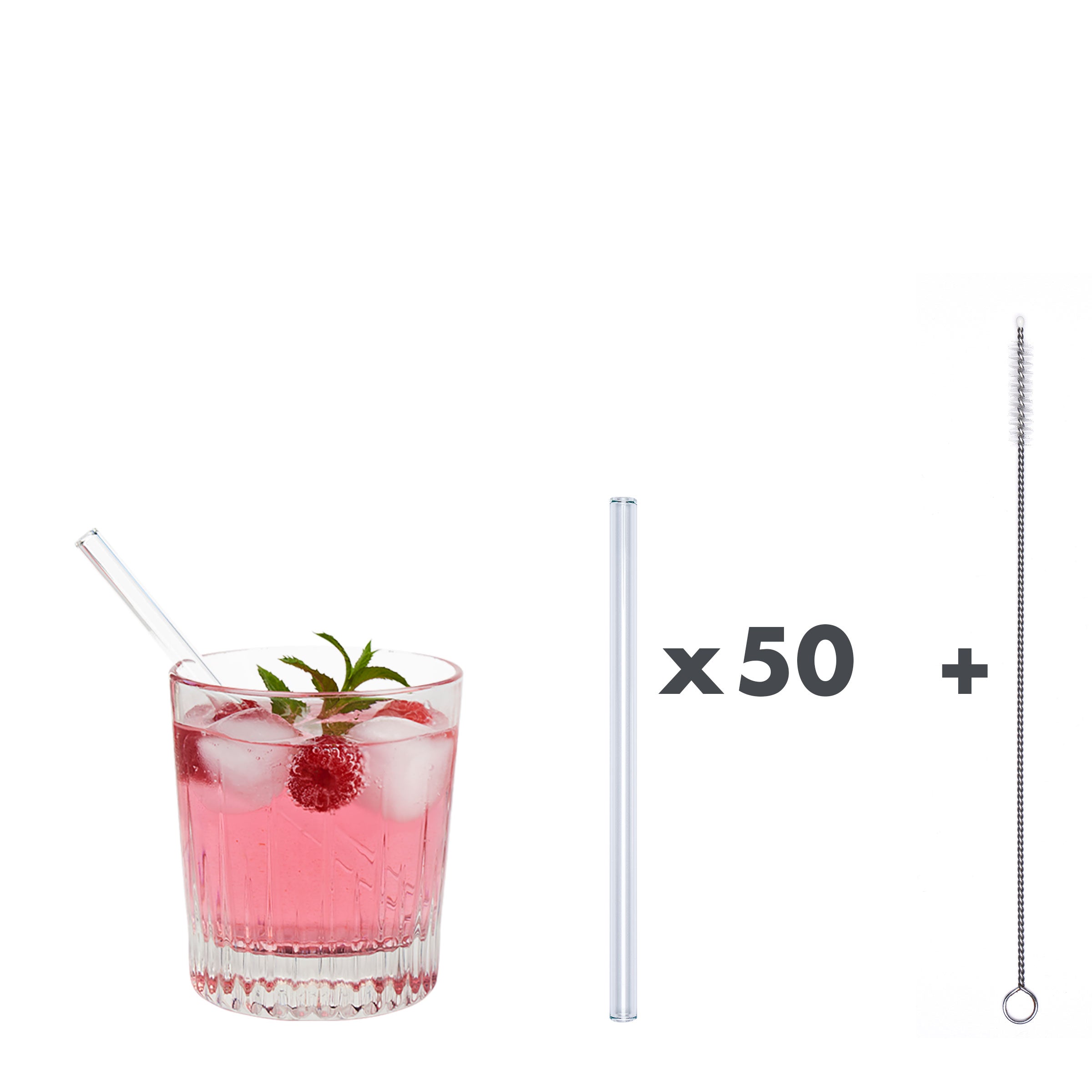 Mit 15 cm ist unser „kleiner Pimpf“ zwar der kleinste Trinkhalm, aber trotzdem vielseitig einsetzbar! Er eignet sich perfekt für kleine Gläser, Tumbler, Martini- oder Weingläser - oder auch zum Schlürfen einer leckeren Suppe! Im Set enthalten sind 50 klare Glastrinkhalme (15 cm, gerade) in einer sicheren Verpackung und eine Reinigungsbürste aus Nylon oder Baumwolle. Produktmaße Länge: 15 cm Durchmesser: 8 mm