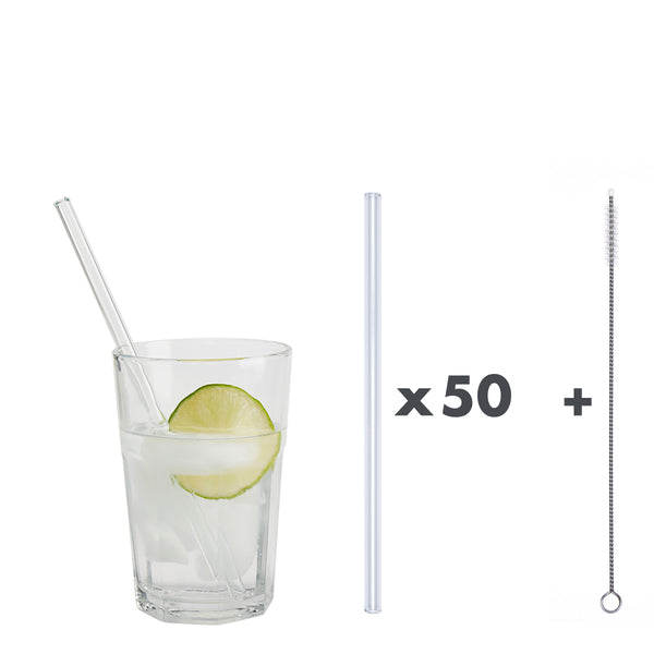 Unser 20 cm langer Standard-Glastrinkhalm passt in jedes Trinkglas - ein echter „Tausendsassa“ also! Ob Longdrink, Saftschorle, Wasser oder Softdrink: der 20 cm lange Tausendsassa freut sich über jede Erfrischung! Im Set enthalten sind 50 klare Glastrinkhalme (20 cm, gerade) in einer sicheren Verpackung und eine Reinigungsbürste aus Nylon oder Baumwolle. Produktmaße Länge: 20 cm Durchmesser: 8 mm