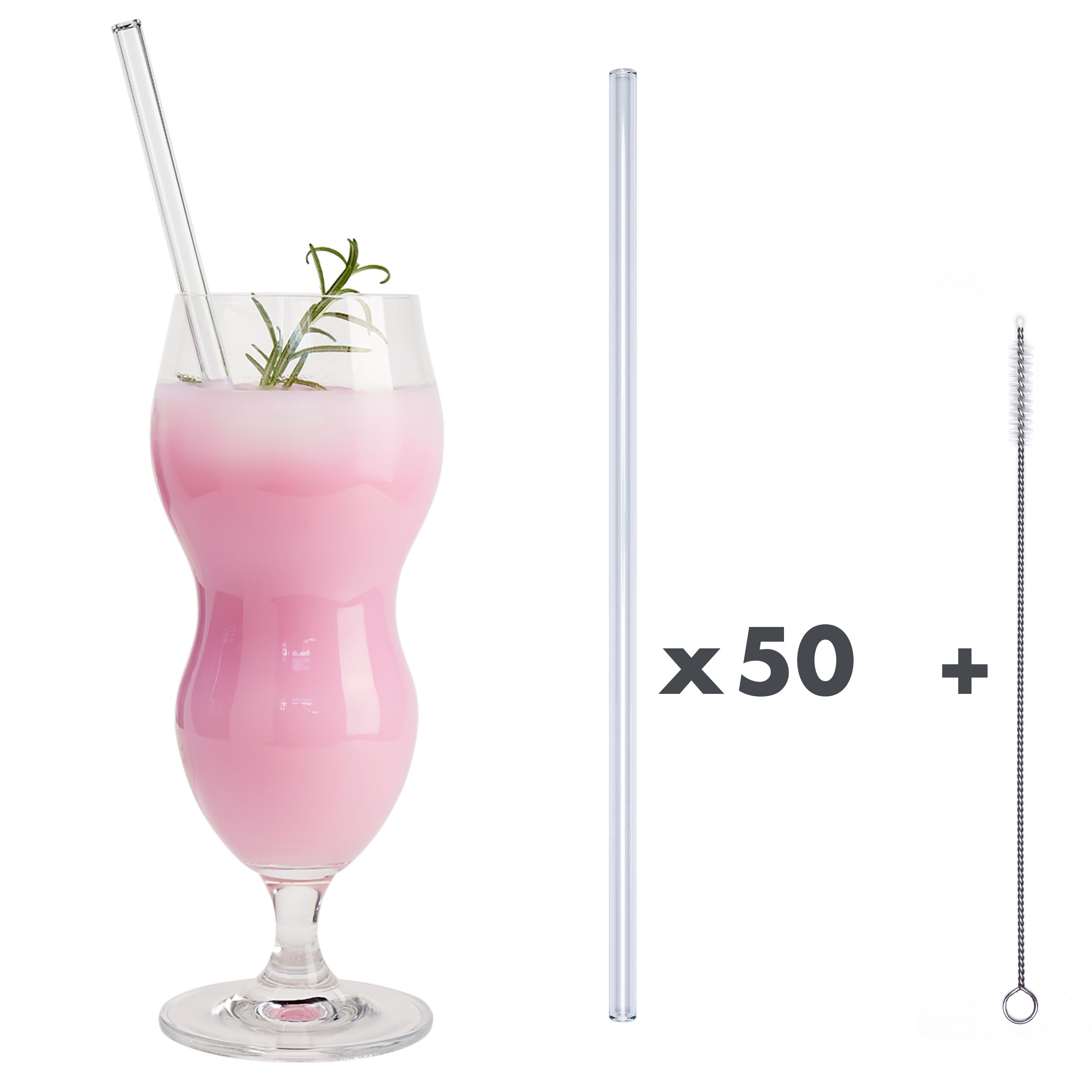 Der „Lange Lulatsch“ unter den Glastrinkhalmen! Mit 27 cm ist dieser Glastrinkhalm der längste in der Runde - und eignet sich perfekt für 0,33 L Longneckflaschen! Im Set enthalten sind 50 klare Glastrinkhalme (27 cm, gerade) in einer sicheren Verpackung und eine Reinigungsbürste aus Nylon oder Baumwolle. Produktmaße Länge: 27 cm Durchmesser: 8 mm