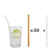 Unser 20 cm langer Standard-Glastrinkhalm passt in jedes Trinkglas - ein echter „Tausendsassa“ also! Ob Longdrink, Saftschorle, Wasser oder Softdrink: der 20 cm lange Tausendsassa freut sich über jede Erfrischung! Im Set enthalten sind 50 Glastrinkhalme in Lightamber (20 cm, gerade) in einer sicheren Verpackung und eine Reinigungsbürste aus Nylon oder Baumwolle. Produktmaße Länge: 20 cm Durchmesser: 8 mm