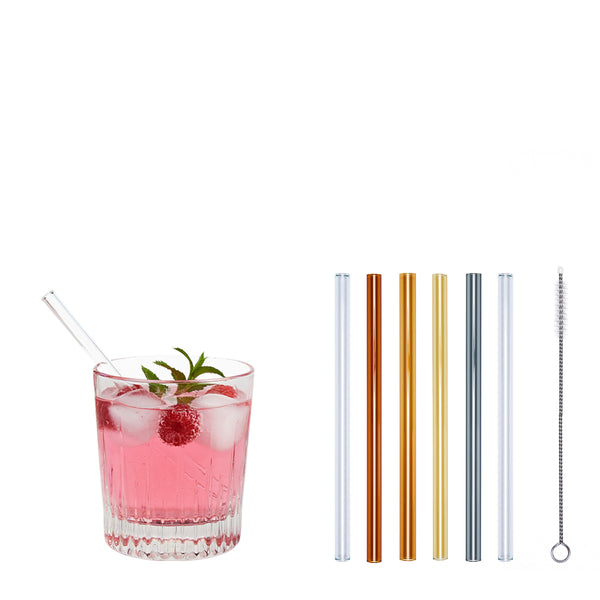Glastrinkhalme 15 cm